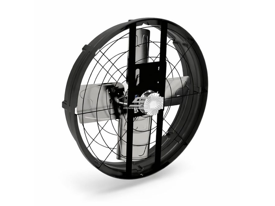 Pramoninis ašinis sieninis panelinis ventiliatorius | 38" | 27 000 m³/h | 300 W | 3F 380–480 V | 0–10 V valdymas | IP55