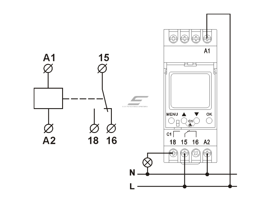 Modulinis | multifunkcinis | skaitmeninis savaitinis laikmatis | 2A | 220-240VAC/DC / 24-264VAC/DC | IP20 | DIN | Promfactor Baltic | FRT14 71 | 4772151003112 2 Modulinis | multifunkcinis | skaitmeninis savaitinis laikmatis | 2A | 220-240VAC/DC / 24-264VAC/DC | IP20 | DIN | Promfactor Baltic | FRT14 71 | 4772151003112 2