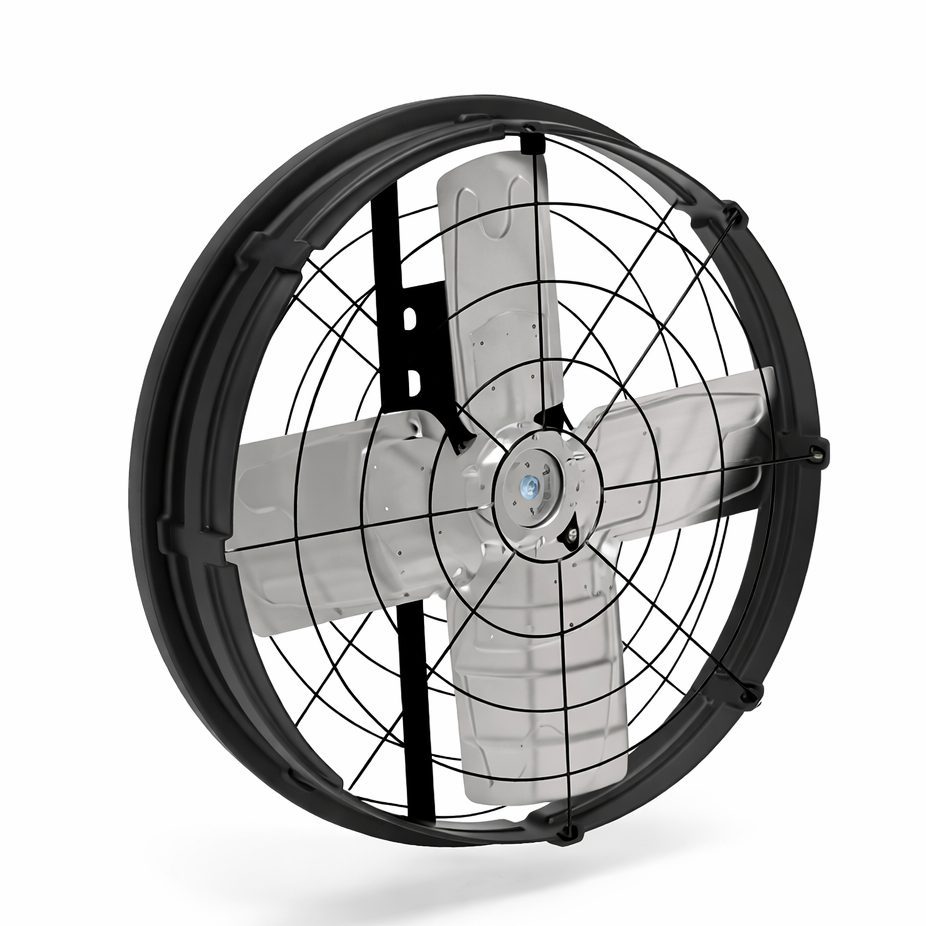 Industrial axial wall panel fan | 38" | 27,000 m³/h | 300 W | 3-phase 380–480 V | 0–10 V control | IP55 1 Industrial axial wall panel fan | 38" | 27,000 m³/h | 300 W | 3-phase 380–480 V | 0–10 V control | IP55 1