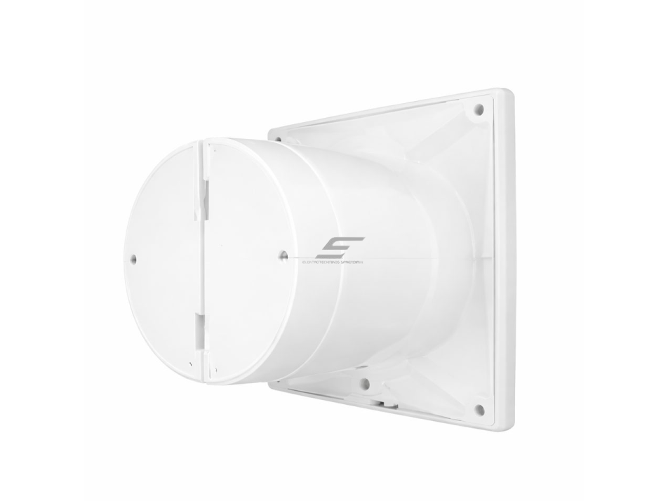 Ašinis ištraukiamasis ventiliatorius su atbuline sklende | D125 | 220V | 179x151x82mm | plastikas | baltos spalvos | IP45 1 Ašinis ištraukiamasis ventiliatorius su atbuline sklende | D125 | 220V | 179x151x82mm | plastikas | baltos spalvos | IP45 1
