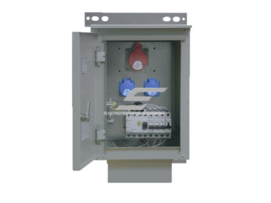 Laikinasis statybinis įvadas | paskirstymo skydas | 40A | su automatiniais jungikliais ir srovės nuotėkio rėle | su lizdais 2x230V ir 1x400V | 410x300x180mm | hermetinis | virštinkinis | metalinis | IP44 | SKLS40 Laikinasis statybinis įvadas | paskirstymo skydas | 40A | su automatiniais jungikliais ir srovės nuotėkio rėle | su lizdais 2x230V ir 1x400V | 410x300x180mm | hermetinis | virštinkinis | metalinis | IP44 | SKLS40