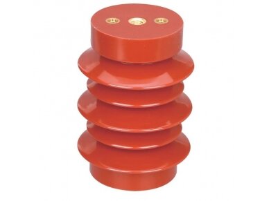 Atraminis izoliatorius | 12kV | M12 | 130x70mm | raudonas Atraminis izoliatorius | 12kV | M12 | 130x70mm | raudonas