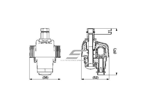 Prakertantis gnybtas | Al/Cu 10-150mm2 | Ensto | SE45.1 1 Prakertantis gnybtas | Al/Cu 10-150mm2 | Ensto | SE45.1 1