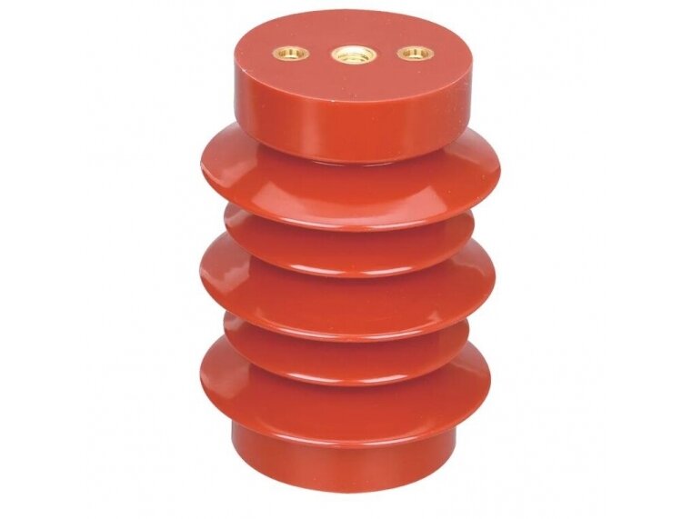 Atraminis izoliatorius | 12kV | M12 | 130x70mm | raudonas