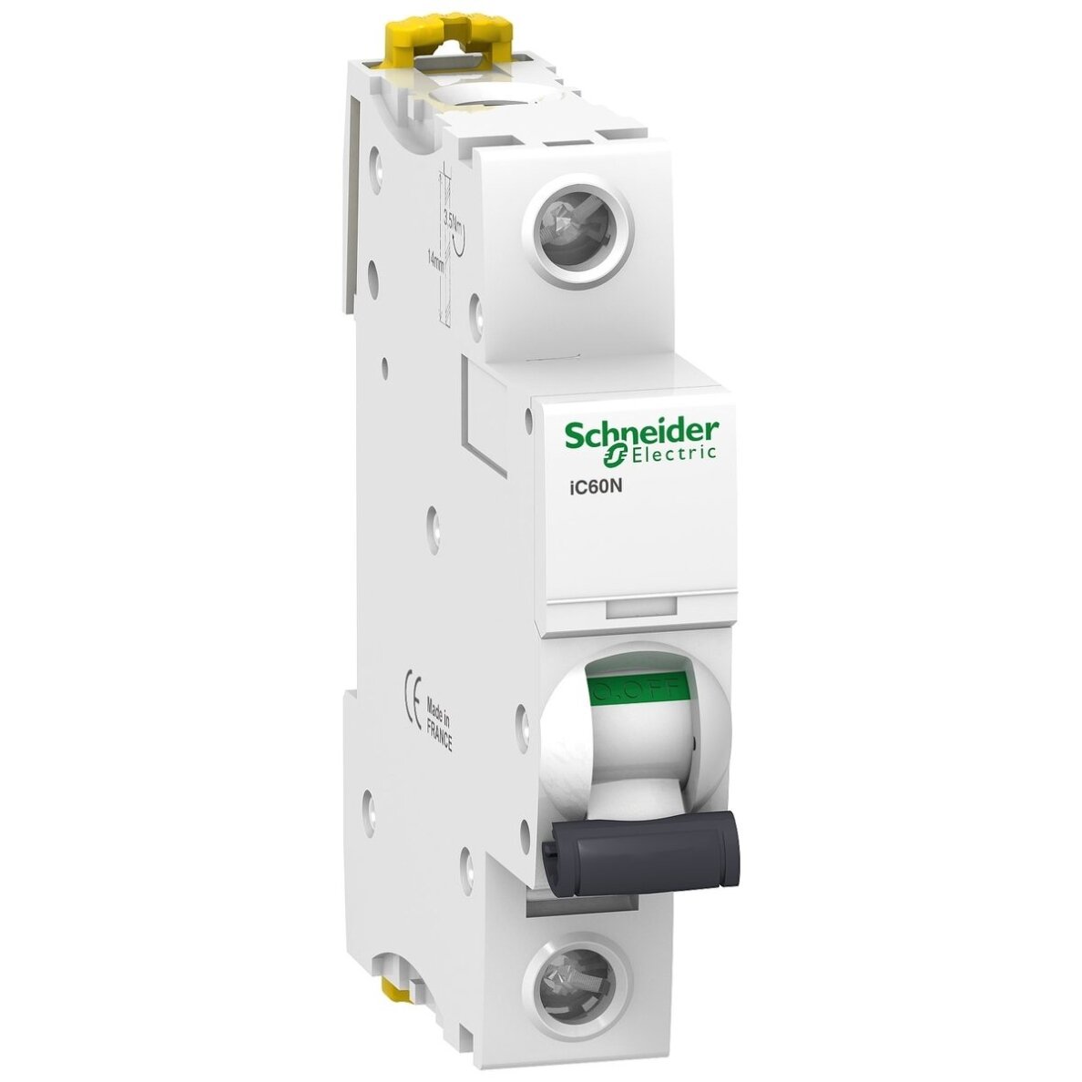 Modular circuit breaker | 1P | 10A | B | 6kA | DIN | MCB | Schneider Electric | iC60N | A9F73110 Modular circuit breaker | 1P | 10A | B | 6kA | DIN | MCB | Schneider Electric | iC60N | A9F73110