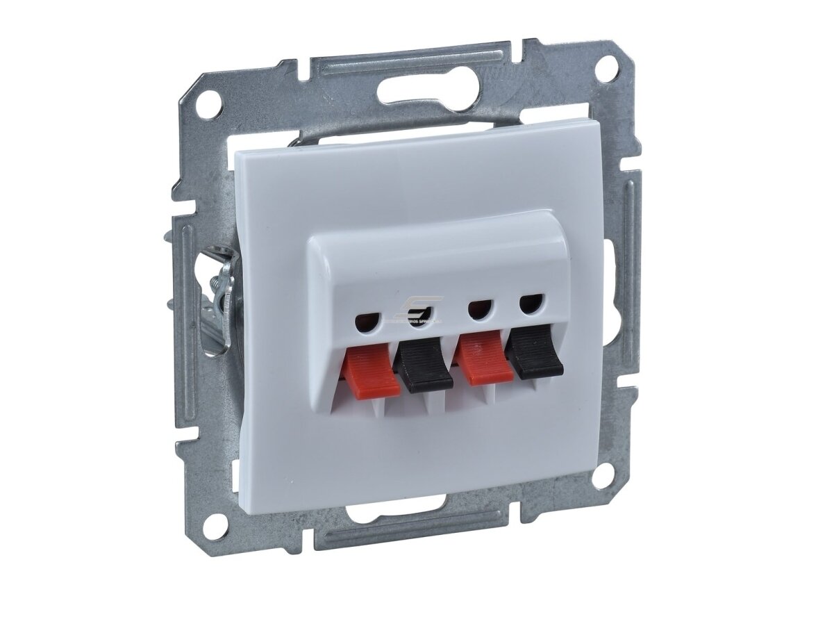 Audio lizdas | 2 vietų | potinkinis | IP20 | baltas | Sedna Design | Schneider Electric | SDD111411 Audio lizdas | 2 vietų | potinkinis | IP20 | baltas | Sedna Design | Schneider Electric | SDD111411