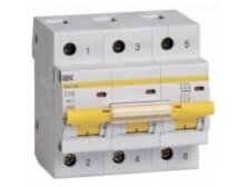 Modulinis automatinis jungiklis | 3P | 13A | C | 6kA | DIN | MCB | IEK | MVA30-3-013-C