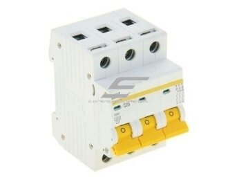 Modulinis automatinis jungiklis | 3P | 13A | C | 6kA | DIN | MCB | IEK | 4606056351323 Modulinis automatinis jungiklis | 3P | 13A | C | 6kA | DIN | MCB | IEK | 4606056351323