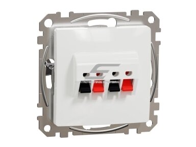 Audio lizdas | 2 vietų | potinkinis | IP20 | baltas | Sedna Design | Schneider Electric | SDD111411 Audio lizdas | 2 vietų | potinkinis | IP20 | baltas | Sedna Design | Schneider Electric | SDD111411