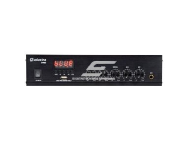 Audio muzikos stiprintuvas | 100V | su mikšeriu | Bluetooth | Adastra | DM60 Audio muzikos stiprintuvas | 100V | su mikšeriu | Bluetooth | Adastra | DM60