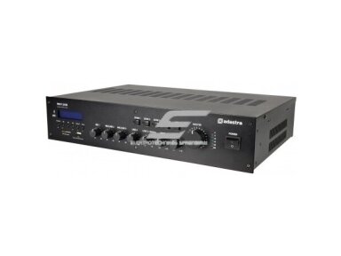 Audio muzikos stiprintuvas | 100V | 120W | 8 omų | 4 zonų | DAB+ / FM | USB / SD | Bluetooth | Adastra | RM120D Audio muzikos stiprintuvas | 100V | 120W | 8 omų | 4 zonų | DAB+ / FM | USB / SD | Bluetooth | Adastra | RM120D