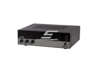 Audio muzikos stiprintuvas | 100V | 60W | su mikšeriu | Audac | COM6 Audio muzikos stiprintuvas | 100V | 60W | su mikšeriu | Audac | COM6