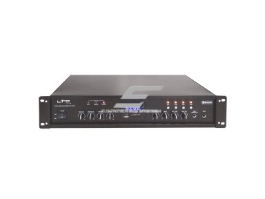 Audio muzikos stiprintuvas | 100V | 90W | įmontuojamas | USB / SD / FM / Bluetooth | LTC | PAA150BT