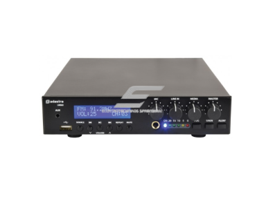 Audio muzikos stiprintuvas | 100V | 60W | su mikšeriu ir grotuvu | Adastra | UM60