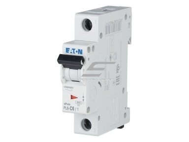 Modulinis automatinis jungiklis | 1P | 6A | C | 6kA | DIN | MCB | Eaton | PL6-C6/1 | 286530 Modulinis automatinis jungiklis | 1P | 6A | C | 6kA | DIN | MCB | Eaton | PL6-C6/1 | 286530