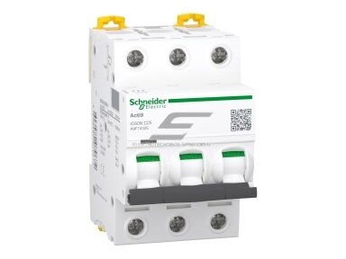Modulinis automatinis jungiklis | 3P | 25A | C | 6kA | DIN | MCB | Schneider Electric | iC60N | A9F74325 | 3606480079672 Modulinis automatinis jungiklis | 3P | 25A | C | 6kA | DIN | MCB | Schneider Electric | iC60N | A9F74325 | 3606480079672