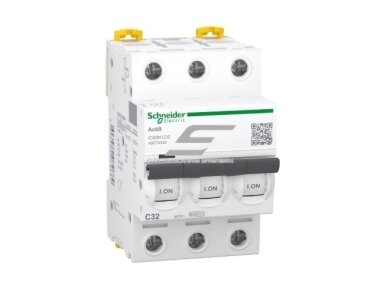 Modulinis automatinis jungiklis | 3P | 32A | C | 6kA | DIN | MCB | Schneider Electric | iC60N | A9F74332 | 3606480079689 Modulinis automatinis jungiklis | 3P | 32A | C | 6kA | DIN | MCB | Schneider Electric | iC60N | A9F74332 | 3606480079689
