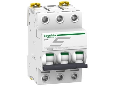 Modulinis automatinis jungiklis | 3P | 40A | C | 6kA | DIN | MCB | Schneider Electric | iC60N | A9F74340 Modulinis automatinis jungiklis | 3P | 40A | C | 6kA | DIN | MCB | Schneider Electric | iC60N | A9F74340