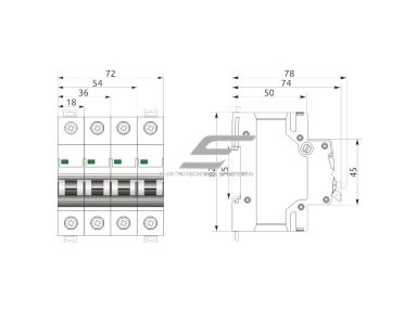 Modulinis automatinis jungiklis | 3P | 20A | B | 6kA | DIN | MCB | ECO FB1-63 | Promfactor Baltic | FB1B3020 | 4779040152784 Modulinis automatinis jungiklis | 3P | 20A | B | 6kA | DIN | MCB | ECO FB1-63 | Promfactor Baltic | FB1B3020 | 4779040152784