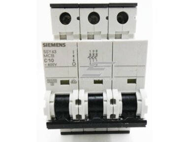 Modulinis automatinis jungiklis | 10A | C | DIN | MCB | SIEMENS | 5SY43 Modulinis automatinis jungiklis | 10A | C | DIN | MCB | SIEMENS | 5SY43