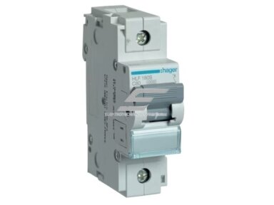 Modulinis automatinis jungiklis | 1P | 80A | C | 10kA | DIN | MCB | Hager | HLF180S | 3250613230852 Modulinis automatinis jungiklis | 1P | 80A | C | 10kA | DIN | MCB | Hager | HLF180S | 3250613230852