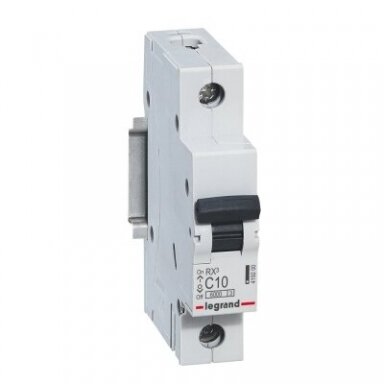 Moduļveida automātiskais slēdzis 1P | 10A | C | 6kA | DIN | RX3 Legrand