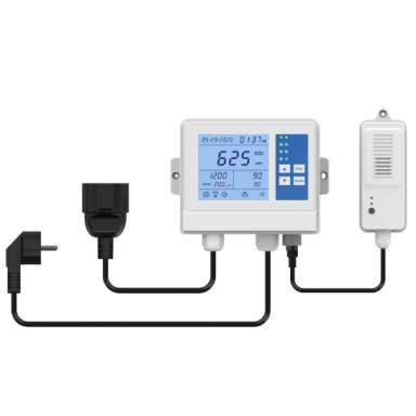 Automatizēts CO₂ kontrolieris siltumnīcai | ventilācijas sistēmai | 0–10000PPM | 100–240VAC Automatizēts CO₂ kontrolieris siltumnīcai | ventilācijas sistēmai | 0–10000PPM | 100–240VAC