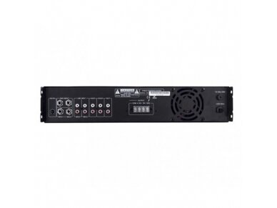 Audio muzikos stiprintuvas | 100V | 120W RMS | su mikšeriu | įmontuojamas | BST | UPA120 1 Audio muzikos stiprintuvas | 100V | 120W RMS | su mikšeriu | įmontuojamas | BST | UPA120 1