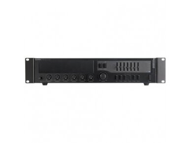 Audio muzikos stiprintuvas | 100V | 5 zonų | 240W RMS | su mikšeriu | įmontuojamas | AUDIOPHONY | COMBO240 Audio muzikos stiprintuvas | 100V | 5 zonų | 240W RMS | su mikšeriu | įmontuojamas | AUDIOPHONY | COMBO240