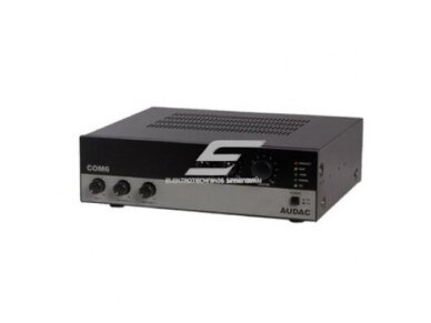 Audio muzikos stiprintuvas | 100V | 60W | su mikšeriu | Audac | COM6 Audio muzikos stiprintuvas | 100V | 60W | su mikšeriu | Audac | COM6