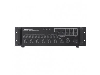 Audio muzikos stiprintuvas | 100V | 350W | 5 zonų | su mikšeriu | įmontuojamas | BST | UPC350 Audio muzikos stiprintuvas | 100V | 350W | 5 zonų | su mikšeriu | įmontuojamas | BST | UPC350
