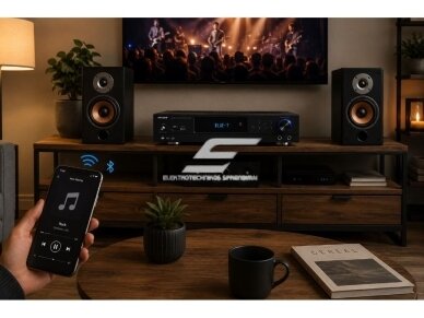 Audio muzikos garso stiprintuvas | 5.1 kanalų | 230V | su Bluetooth | USB | SD 4