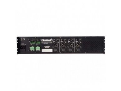 Audio muzikos stiprintuvas | 100V | 4x240W RMS | įmontuojamas | Audac | CAP424 1
