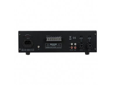 Audio muzikos stiprintuvas | 100V / 70V | 4–8 omų | su mikšeriu | BST | UPA30CD 1 Audio muzikos stiprintuvas | 100V / 70V | 4–8 omų | su mikšeriu | BST | UPA30CD 1