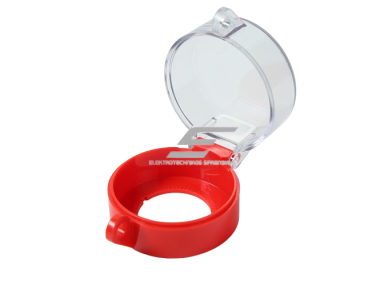 LOTO blokavimo užraktas avariniam STOP mygtukui | Ø30mm | plastikas 1