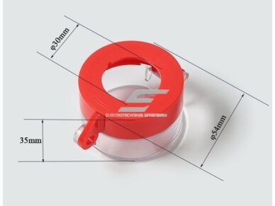 LOTO blokavimo užraktas avariniam STOP mygtukui | Ø30mm | plastikas 2