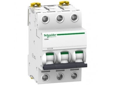 Modulinis automatinis jungiklis | 3P | 6A | C | 10kA | DIN | MCB | Schneider Electric | Acti9 | iC60N | A9F74306 Modulinis automatinis jungiklis | 3P | 6A | C | 10kA | DIN | MCB | Schneider Electric | Acti9 | iC60N | A9F74306