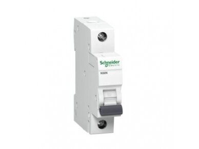 Modulinis automatinis jungiklis | 1P | 16A | B | 6kA | DIN | MCB | Schneider Electric | K60N | A9K01116 Modulinis automatinis jungiklis | 1P | 16A | B | 6kA | DIN | MCB | Schneider Electric | K60N | A9K01116
