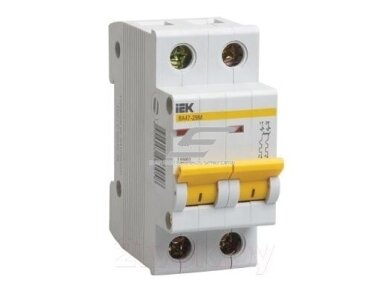 Modulinis automatinis jungiklis | 2P | 16A | B | 4,5kA | DIN | MCB | IEK | 4606056064193 Modulinis automatinis jungiklis | 2P | 16A | B | 4,5kA | DIN | MCB | IEK | 4606056064193