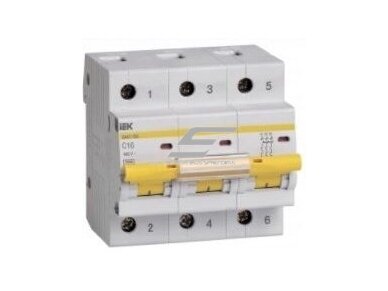 Modulinis automatinis jungiklis | 3P | 13A | C | 6kA | DIN | MCB | IEK | MVA30-3-013-C Modulinis automatinis jungiklis | 3P | 13A | C | 6kA | DIN | MCB | IEK | MVA30-3-013-C
