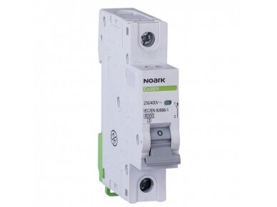 Modulinis automatinis jungiklis | 1P | 16A | C | 6kA | DIN | MCB | Noark | Ex9BN | 100098 Modulinis automatinis jungiklis | 1P | 16A | C | 6kA | DIN | MCB | Noark | Ex9BN | 100098