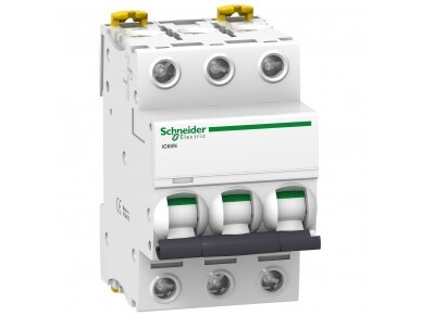 Modulinis automatinis jungiklis | 3P | 40A | C | 6kA | DIN | MCB | Schneider Electric | iC60N | A9F74340 Modulinis automatinis jungiklis | 3P | 40A | C | 6kA | DIN | MCB | Schneider Electric | iC60N | A9F74340