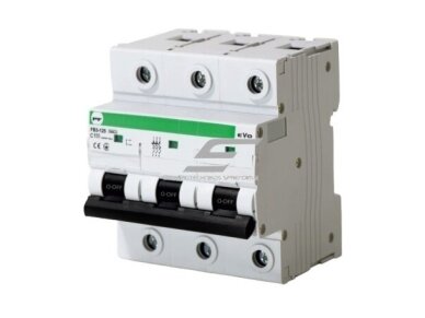 Modulinis automatinis jungiklis | 3P | 100A | C | 15kA | DIN | MCB | EVO FB3-125 | Promfactor Baltic | FB3C3100 | 4779040153668 Modulinis automatinis jungiklis | 3P | 100A | C | 15kA | DIN | MCB | EVO FB3-125 | Promfactor Baltic | FB3C3100 | 4779040153668