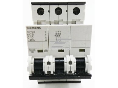 Modulinis automatinis jungiklis | 25A | C | DIN | MCB | SIEMENS | 5SY43 1 Modulinis automatinis jungiklis | 25A | C | DIN | MCB | SIEMENS | 5SY43 1