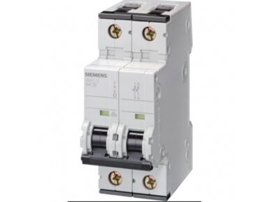 Modulinis automatinis jungiklis | 4A | C | DIN | MCB | SIEMENS | 5SY41 Modulinis automatinis jungiklis | 4A | C | DIN | MCB | SIEMENS | 5SY41