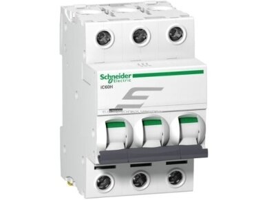 Automatinis jungiklis | 3P | 10A | C | 10kA | Schneider Electric | iC60H | A9F89310 Automatinis jungiklis | 3P | 10A | C | 10kA | Schneider Electric | iC60H | A9F89310