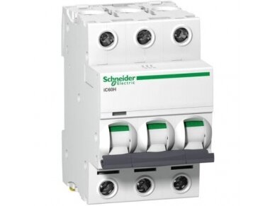 Automatinis jungiklis | 3P | 16A | C | 10kA | Schneider Electric | iC60H | A9F89316 Automatinis jungiklis | 3P | 16A | C | 10kA | Schneider Electric | iC60H | A9F89316