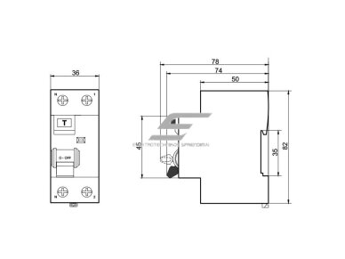 Modulinė srovės nuotėkio relė | 2P | 40A | 0,03A | A tipas | DIN | ECO FPR-A | Promfactor Baltic | FPR2040030A | 4779040159578 1 Modulinė srovės nuotėkio relė | 2P | 40A | 0,03A | A tipas | DIN | ECO FPR-A | Promfactor Baltic | FPR2040030A | 4779040159578 1