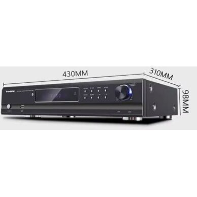 Audio mūzikas pastiprinātājs | 5.1 kanālu | 230V | ar Bluetooth | USB | SD 2 Audio mūzikas pastiprinātājs | 5.1 kanālu | 230V | ar Bluetooth | USB | SD 2
