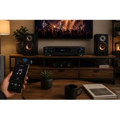 Audio mūzikas pastiprinātājs | 5.1 kanālu | 230V | ar Bluetooth | USB | SD 4 Audio mūzikas pastiprinātājs | 5.1 kanālu | 230V | ar Bluetooth | USB | SD 4